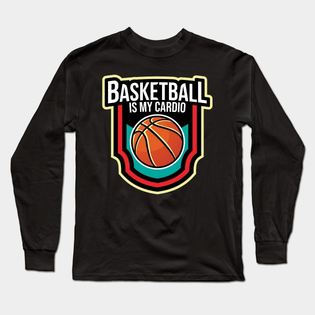 RETRO VINTAGE BASKETBALL DESIGN Long Sleeve T-Shirt by NASMASHOP